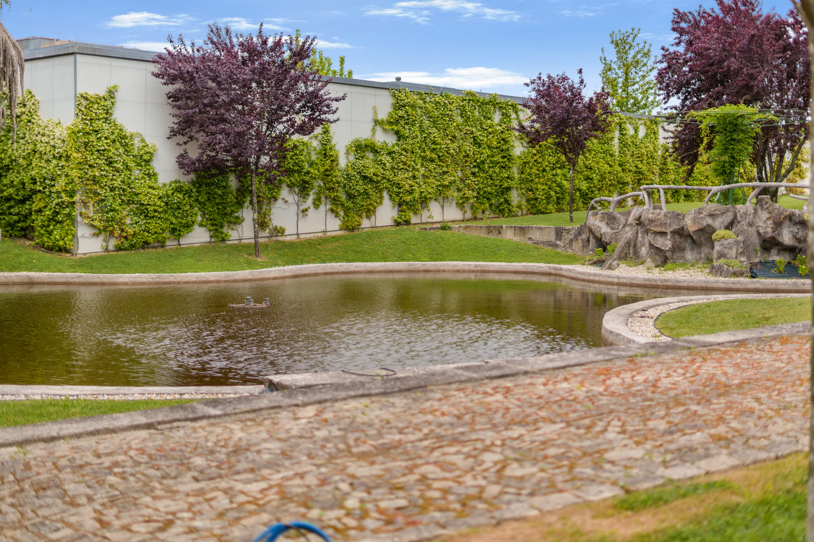 Jardins do condomínio